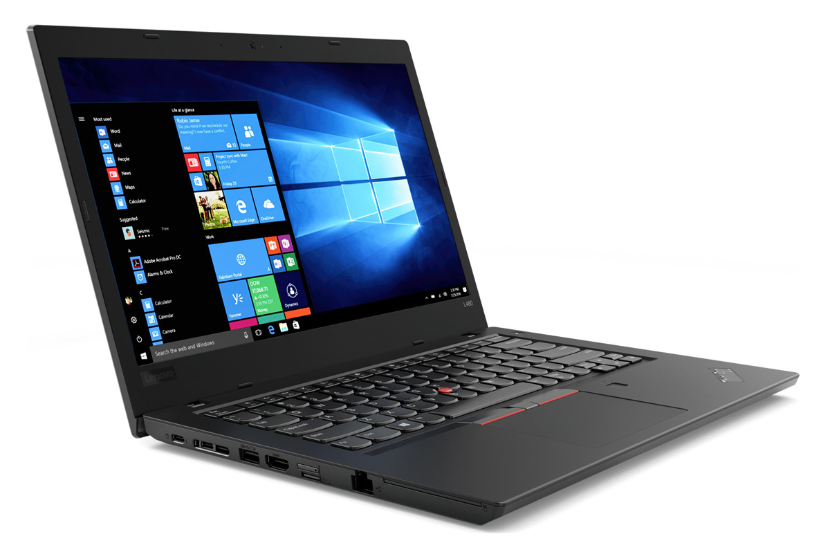 LENOVO Laptop ThinkPad L480, Refurbished Grade A, i5-8350U, 8/256GB NVME, 14