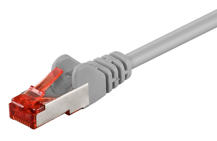 GOOBAY καλώδιο δικτύου 50891, CAT 6 S/FTP, copper, 250MHz, 10m, γκρι