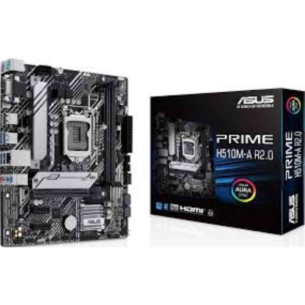 ASUS PRIME H510M-A R2.0 Intel H510 LGA 1200 (Socket H5) micro ATX (90MB1FP0-M0EAY0) (ASU90MB1FP0-M0EAY0)