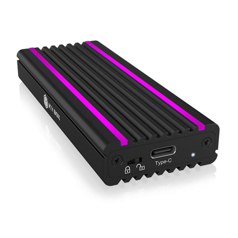 RaidSonic ICY BOX Θήκη για Σκληρό Δίσκο M.2 PCI Express NVME με σύνδεση USB 3.1 Type-C (IB-1824ML-C31) (RSCIB-1824ML-C31)