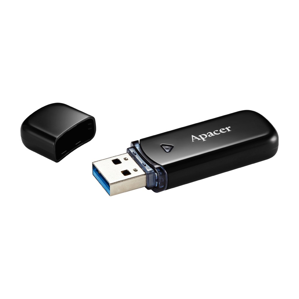 USB Stick Apacer AH355 128GB Usb 3.2 Gen1 Μαύρο