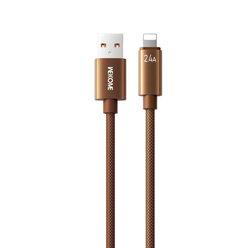 Καλώδιο Φόρτισης WK WDC-63i USB σε Lightning 1.2m Καφέ