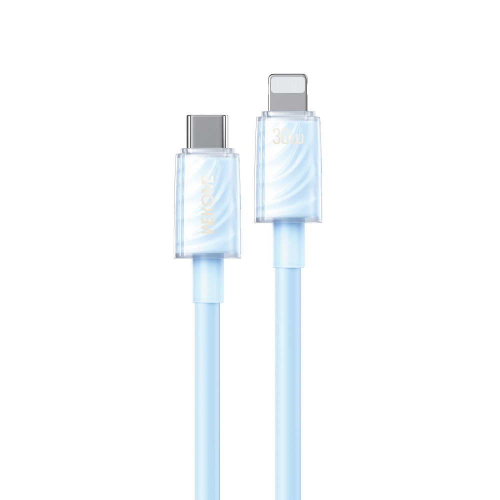 Καλώδιο Φόρτισης WK WDC-73 USB-C σε Lightning PD 30W 1.2m Μπλέ