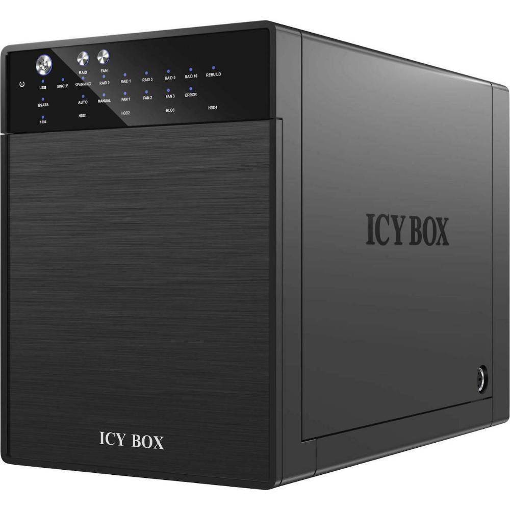 RaidSonic ICY BOX Θήκη για 4 Σκληρούς Δίσκους 3.5