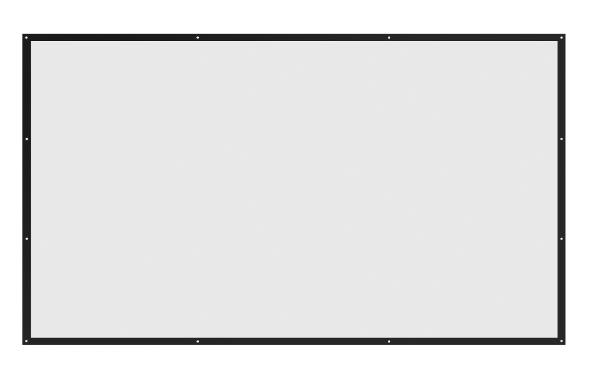 BRATECK οθόνη προβολής projector τοίχου PEGA100, 221x124cm, 16:9/100