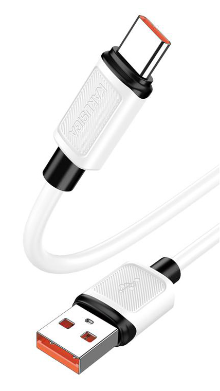 KAKUSIGA καλώδιο USB-C σε USB KSC-998, σιλικόνης, 5A, 480Mbps, 1m, λευκό