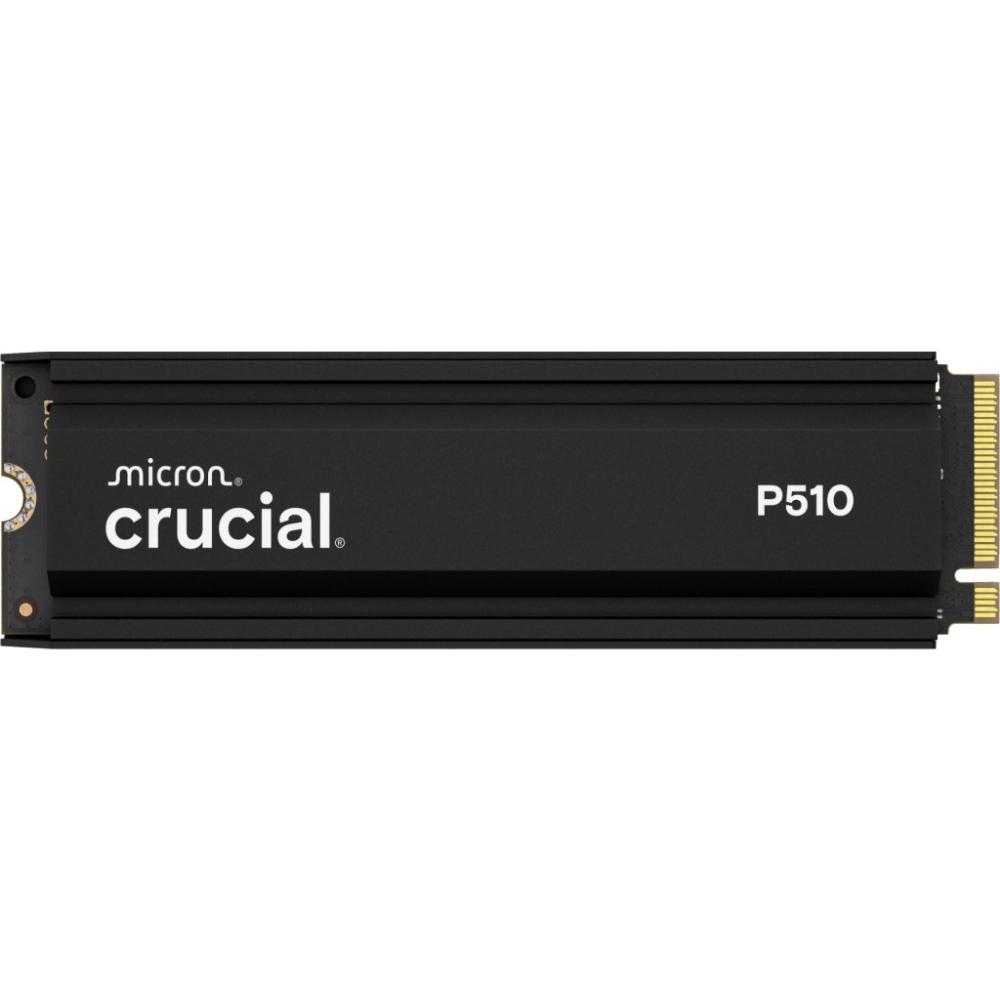 Crucial P510 Gen5 2280 2TB NVMe PCIe M.2 SSD mit Heatsink (CT2000P510SSD5) (CRUCT2000P510SSD5)