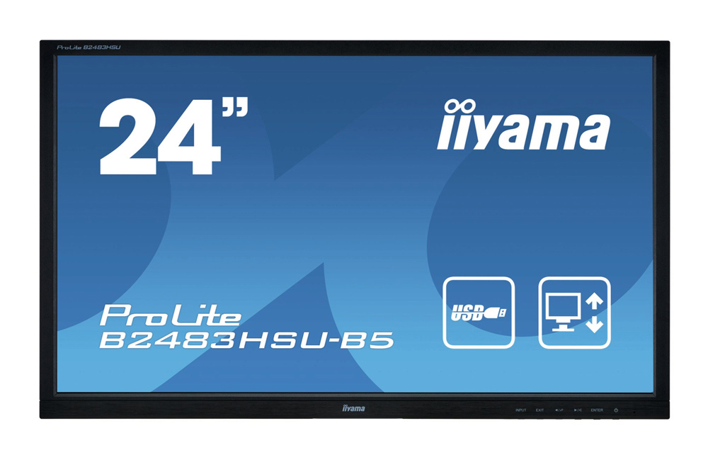 IIYAMA used οθόνη B2483HSU LED, 24