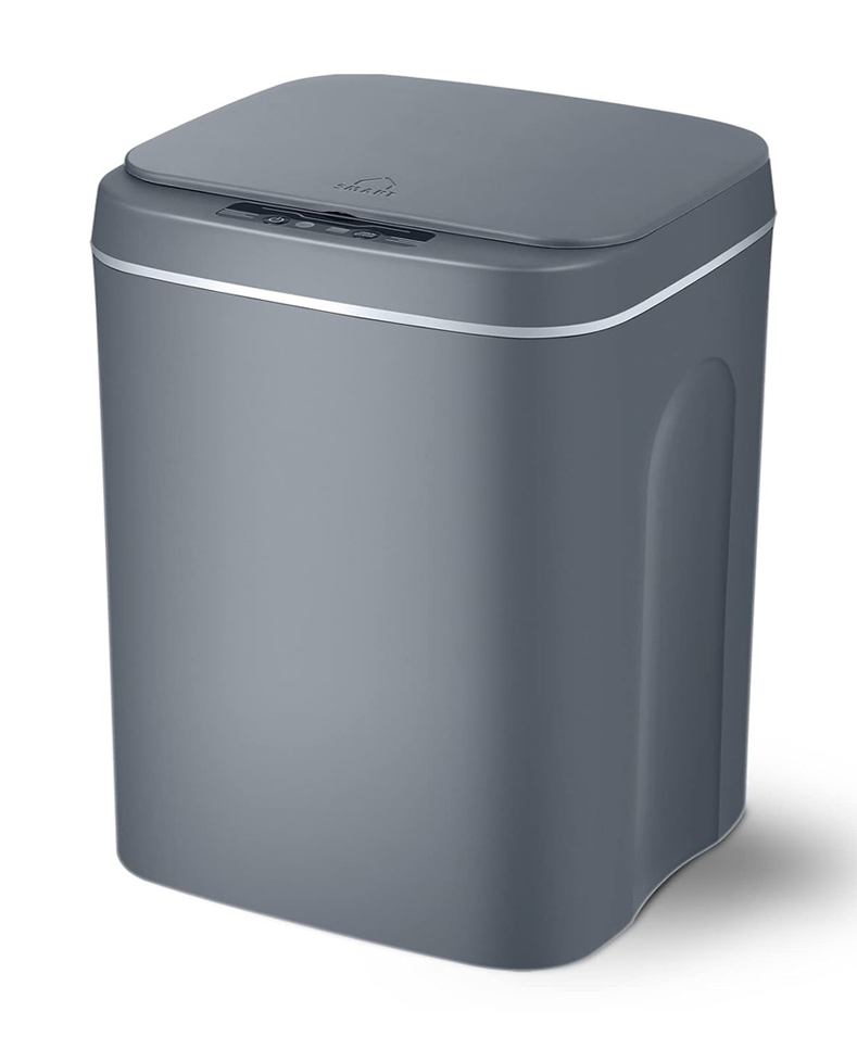 HOME USE κάδος απορριμμάτων HUH-0254 με φωτοκύτταρο, 10.5lt, γκρι