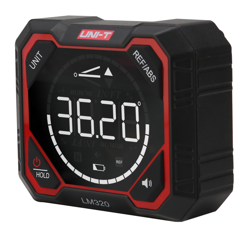 UNI-T ψηφιακό γωνιόμετρο laser LM320E, 4x90°, μαγνητικό σώμα, 1000mAh