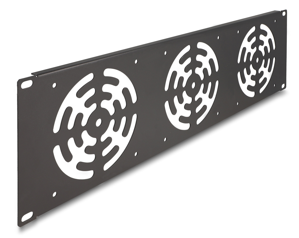 DELOCK κάλυμμα για 3x 120mm ανεμιστήρες 66747 για rack 19