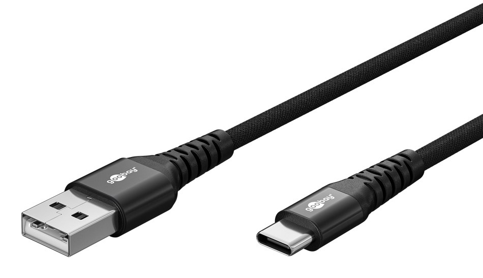 GOOBAY καλώδιο USB-C σε USB 74527, 60W, 480Mbps, 2m, μαύρο