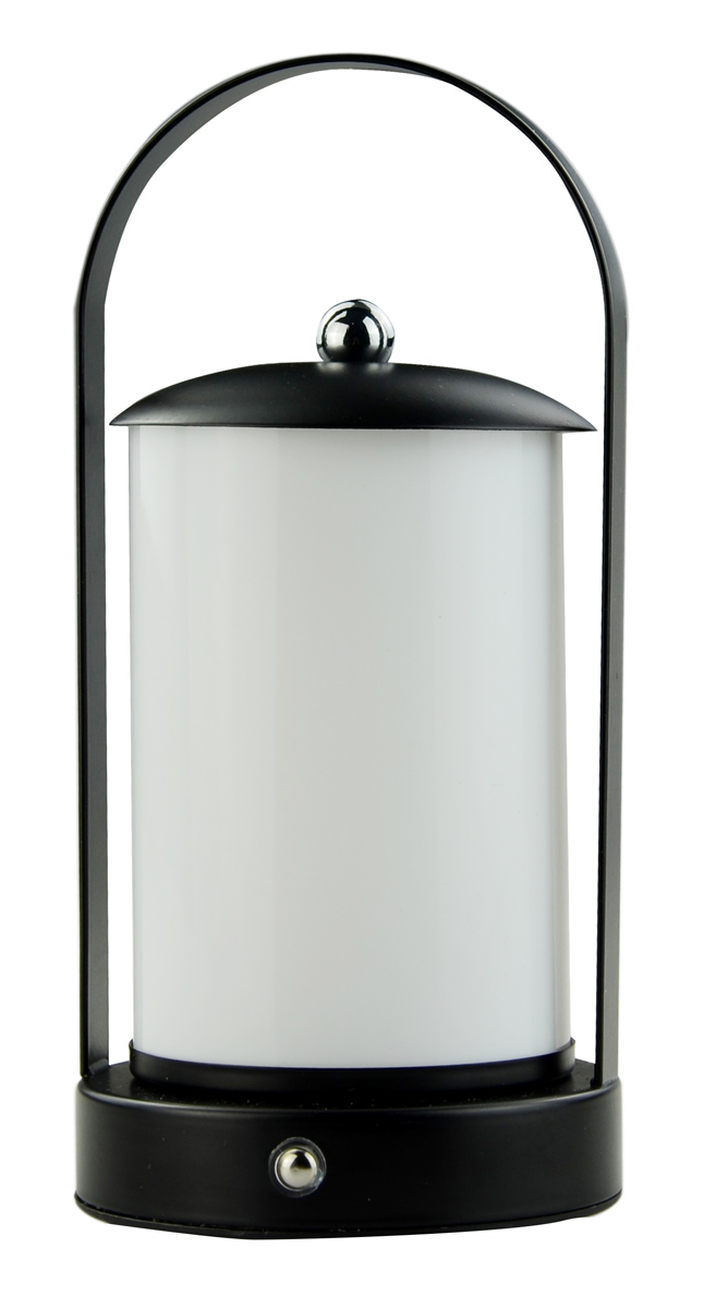 POWERTECH LED επιτραπέζιο φωτιστικό HLL-0192 με λαβή, ρυθμιζόμενο, επαναφορτιζόμενο, μαύρο