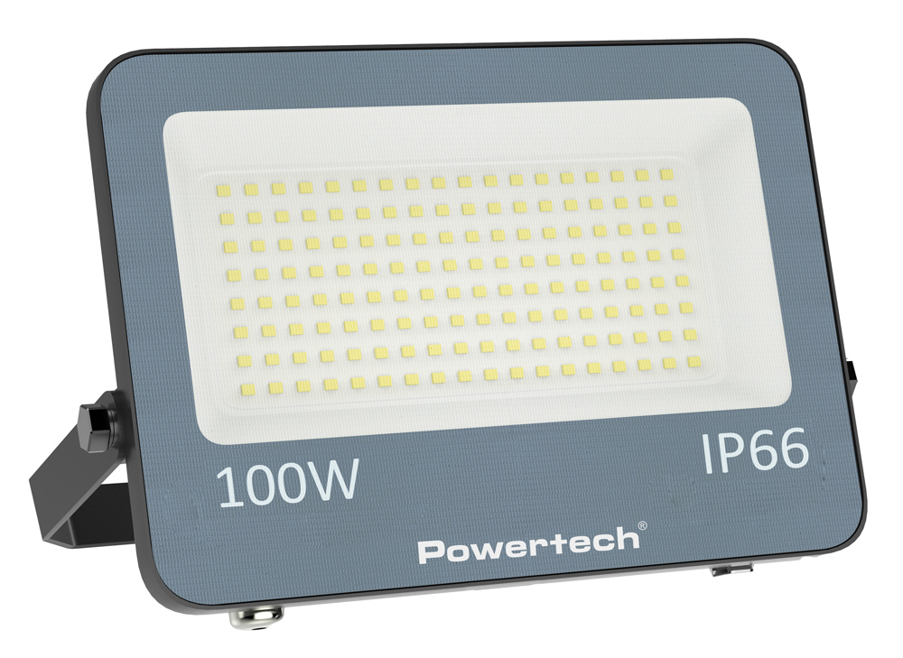 POWERTECH LED προβολέας PT-1460, 100W, 4000K, 9000lm, IP66