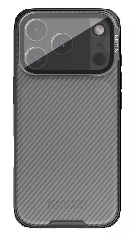 NILLKIN θήκη CamShield Prop για Apple iPhone 17 Pro, διάφανη/μαύρη