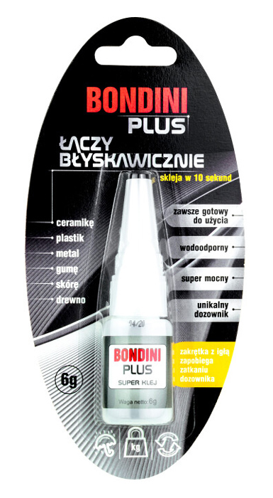 BONDINI κόλλα στιγμής Plus 02-040, 6g