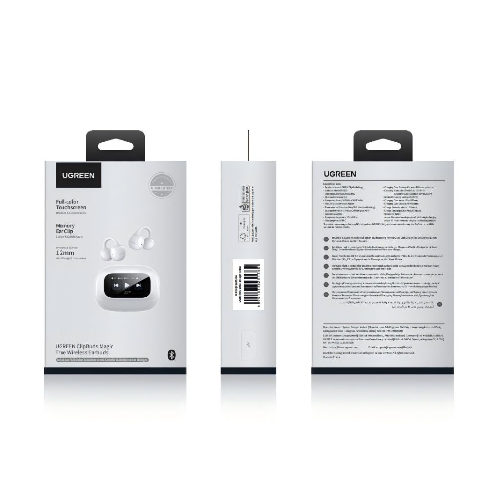 Ακουστικά Open Ear Wireless BT UGREEN WS208 55136 Λευκό