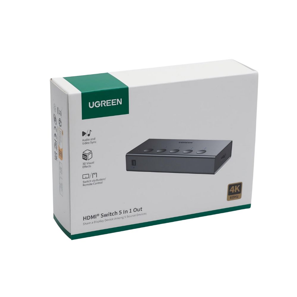 HDMI Switch 5 θέσεων 4K/60Hz UGREEN CM568 25857