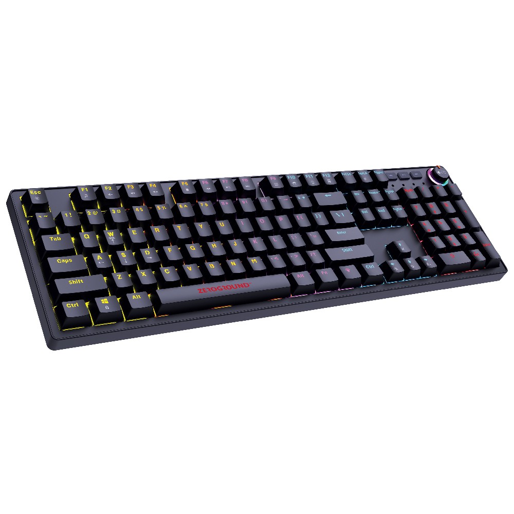 Ενσύρματο Μηχανικό Πληκτρολόγιο Gaming RGB Zeroground KB-3900G SAKIMO v2.0