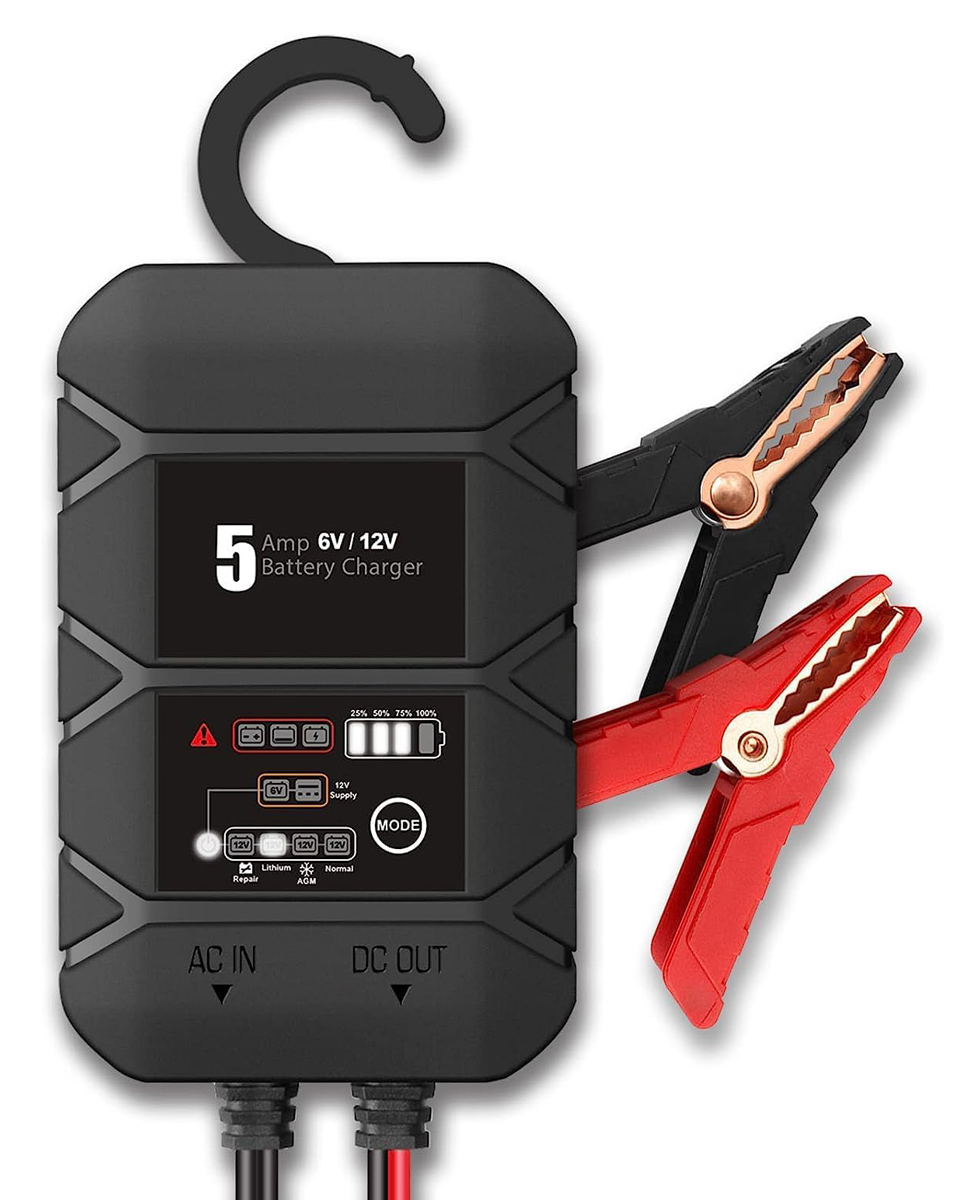 BYGD φορτιστής & συντηρητής μπαταρίας αυτοκινήτου S5000, 6V/2A 12V/5A