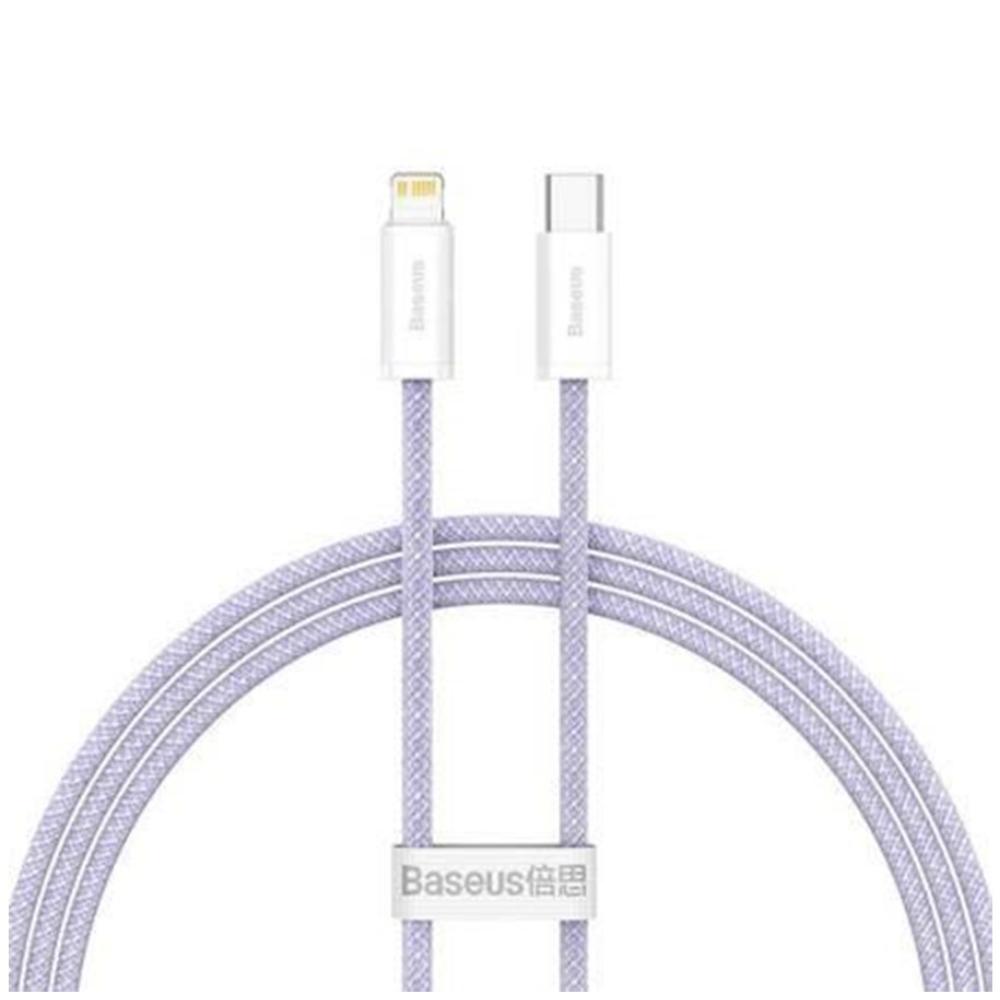 Baseus Καλώδιο USB-C σε Lightning Dynamic 2 Series, 20W, 2m Λιλά (CALD040305) (BASCALD040305)
