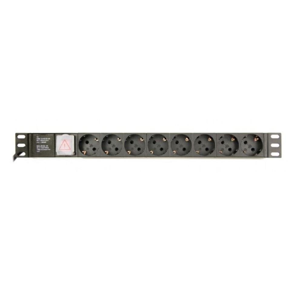 Gembird Πολύπριζο Rack 8 Schuko (EG-PDU-014-C14) (GEMEG-PDU-014-C14)