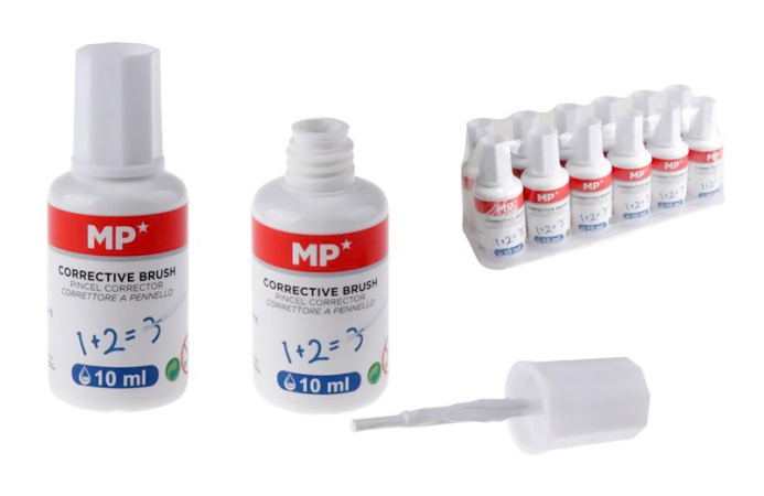 MP διορθωτικό υγρό με πινέλο PA139-S, 10ml, 12τμχ