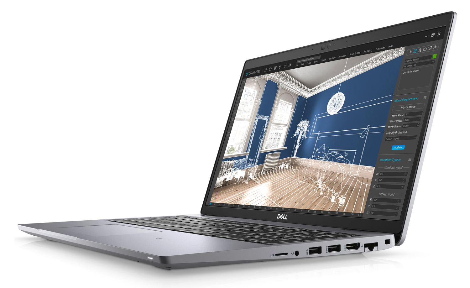 DELL Laptop Precision 3560, Factory Refurbished Grade A, i7-1165G7, 16/512GB SSD, 15.3