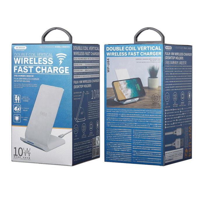  Wireless WK Charger/Stand WP-U84 10W White