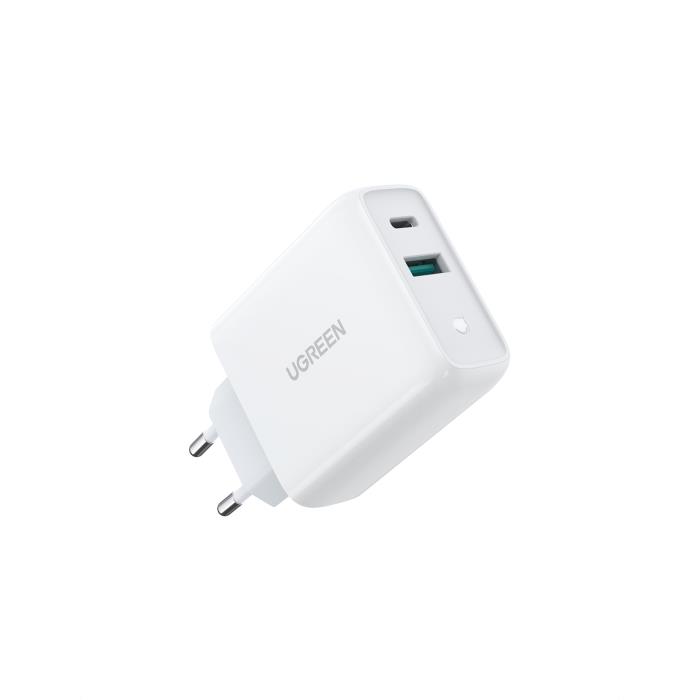 Charger UGREEN CD170 38W PD+QC3.0 White 60468