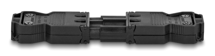 DELOCK σύνδεσμος εγκατάστασης 3-pole 64147, GST 18/3 set, μαύρος