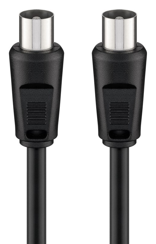GOOBAY καλώδιο κεραίας αρσενικό 68148, <70dB, CCS, 2.5m, μαύρο