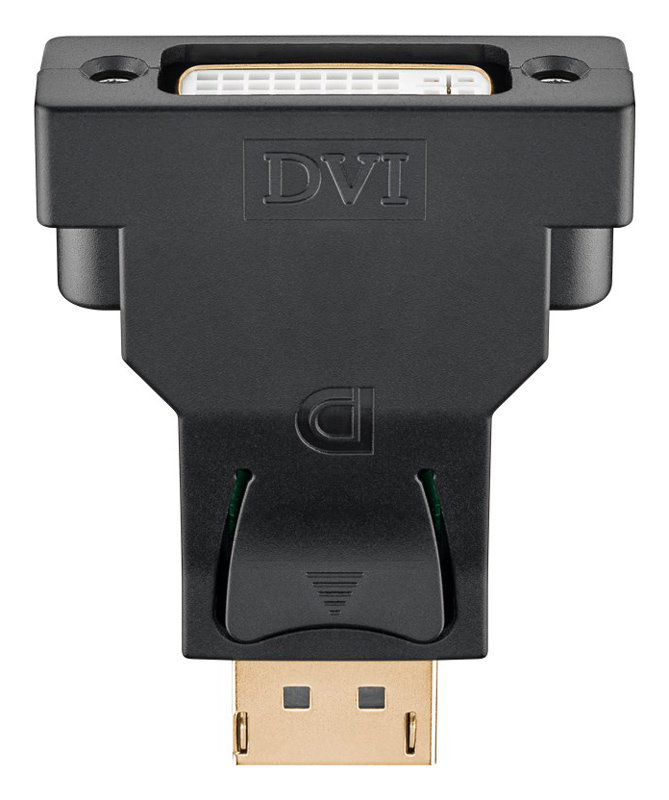 GOOBAY αντάπτορας DisplayPort σε DVI-D 1.1 51720, gold-plated, μαύρος
