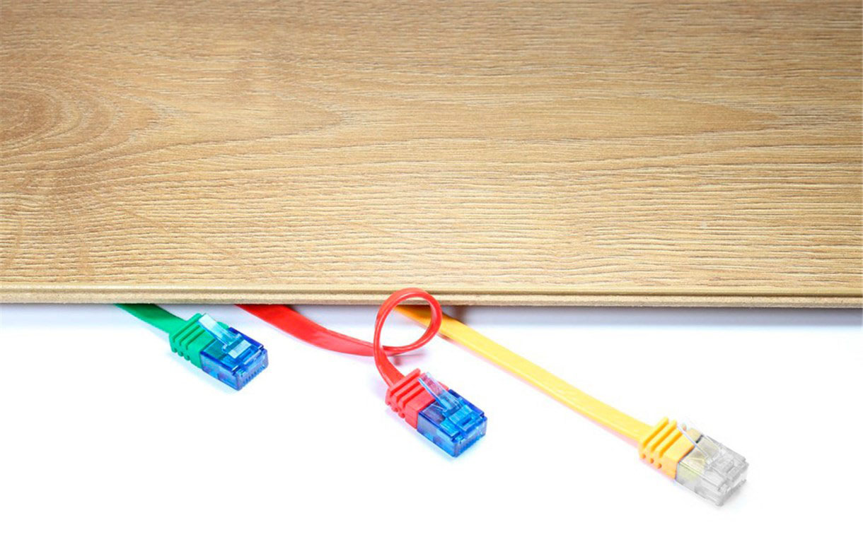 GOOBAY καλώδιο δικτύου 95385, CAT6 U/UTP, flat, copper, 20m, μαύρο