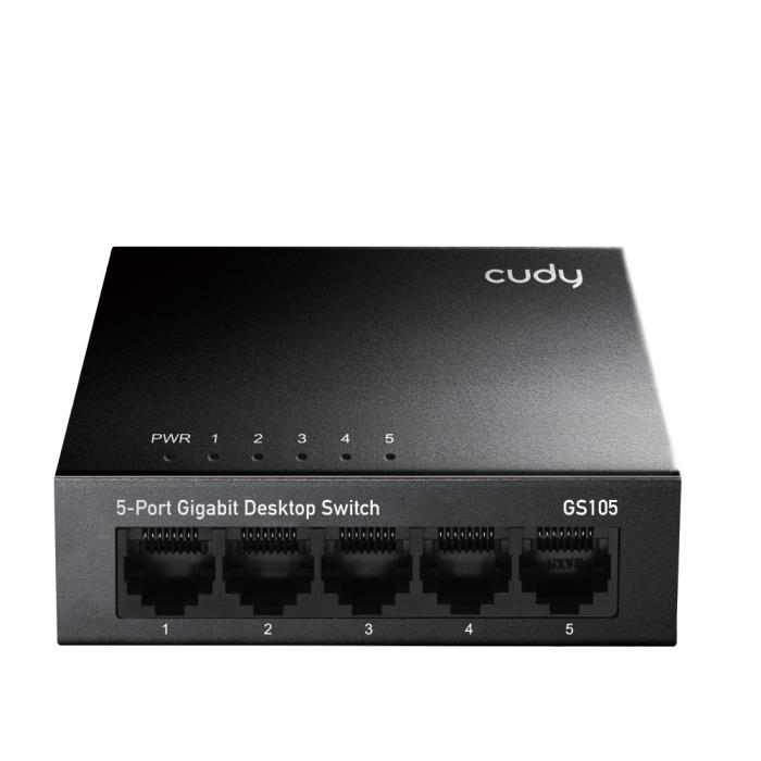 Gigabit 5 port switch Metal Cudy GS105 V4.0