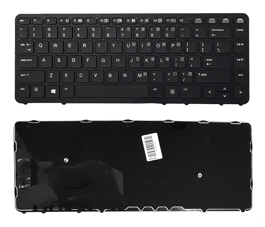 Πληκτρολόγιο για HP Elitebook 840 G1 G2, μαύρο