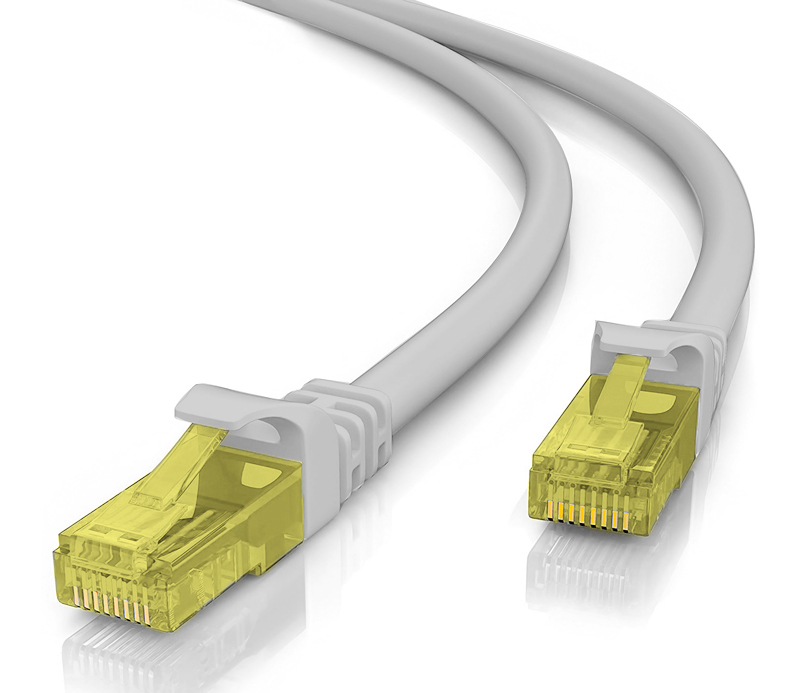 POWERTECH καλώδιο δικτύου CAB-N261, Cat 5e U/UTP, copper, 0.25m, γκρι