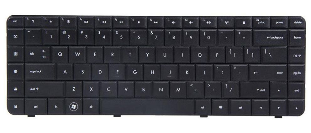 Πληκτρολόγιο για HP G56/G62/CQ62/CQ56, US, μαύρο