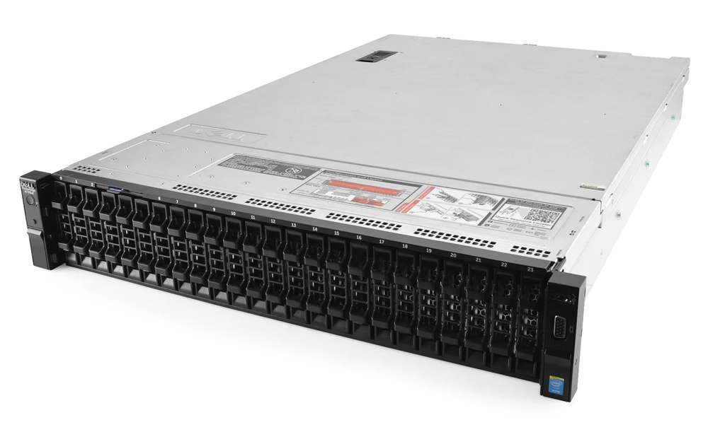 DELL Server R730, 2x E5-2680 v3, 32GB, DVD, 2x 750W, 24x 2.5