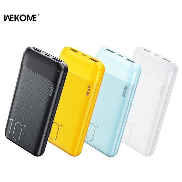 Power Bank WK 10000mAh 12W USBx2 White WP-01
