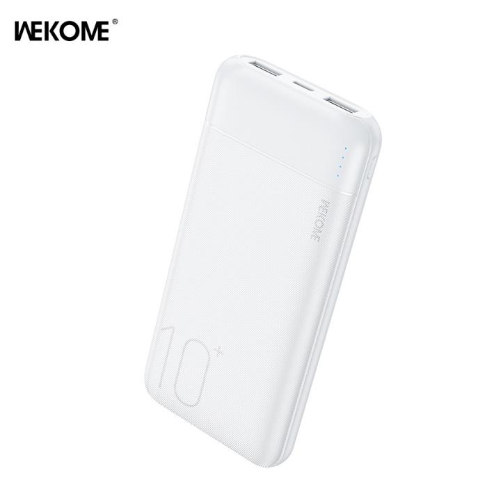Power Bank WK 10000mAh 12W USBx2 White WP-01