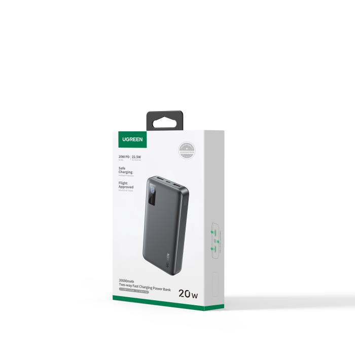 Power Bank UGREEN 20000mAh 20W PDx1 & QC3.0x2 PB312 25683