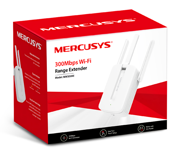 MERCUSYS Wi-Fi Range Extender MW300RE, 300Mbps, MIMO, Ver. 4