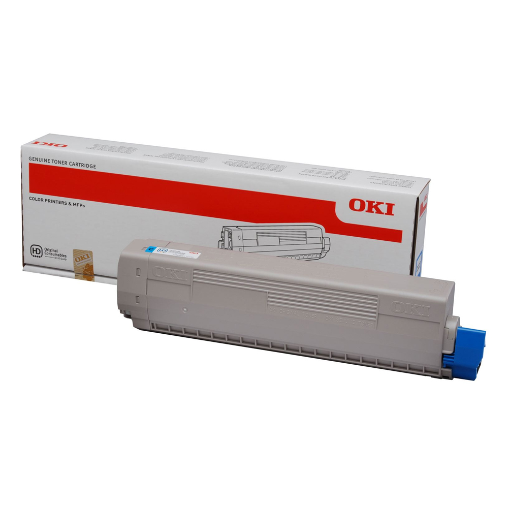 OKI C822 CYAN TONER 7.3K (44844615) (OKI-C822-C)