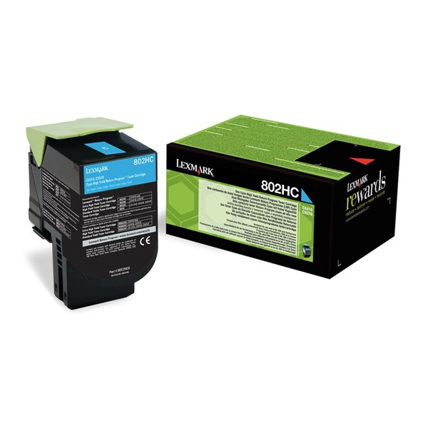 Toner Lexmark 80C2HC0 VHC Cyan (80C2HC0) (LEX80C2HC0)