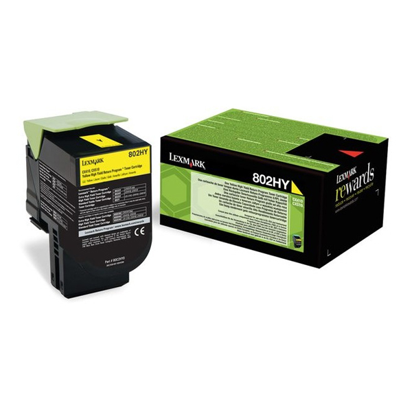 Toner Lexmark 80C2HY0 VHC Yellow (80C2HY0) (LEX80C2HY0)