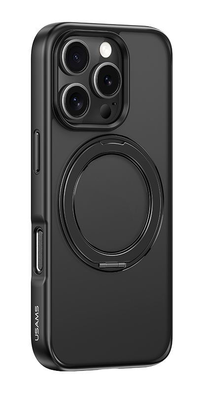USAMS θήκη GZ US-BH894 για iPhone 16 Pro, διάφανη/μαύρη