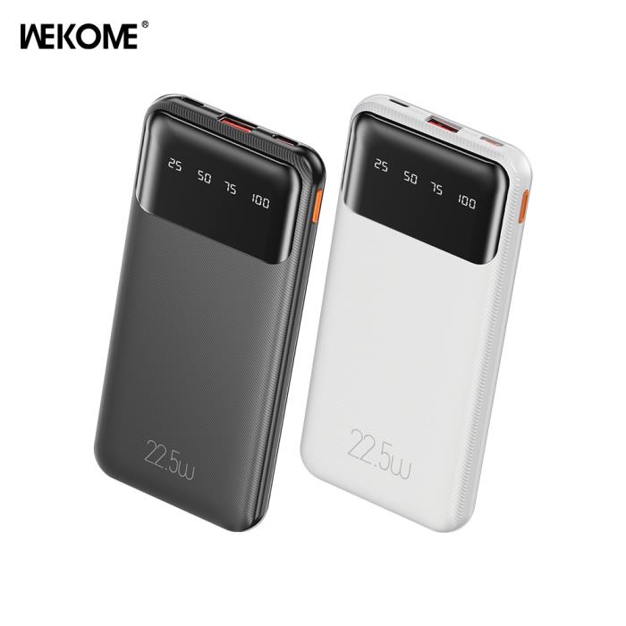 Power Bank WK 10000mAh 22,5W PDx1 & QC3.0x1 White WP-63