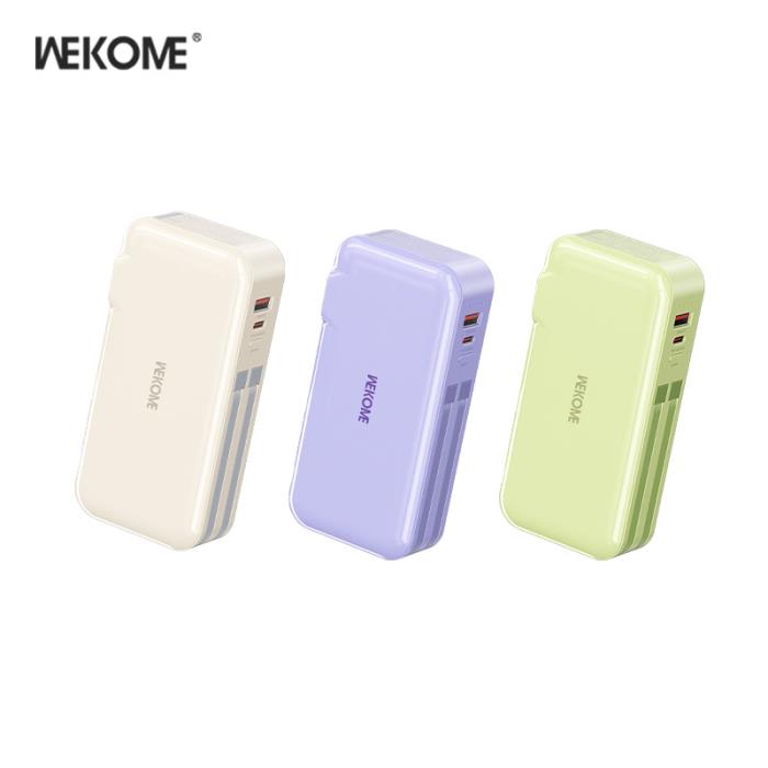 Power Bank WK 10000mAh 22,5W PDx1 & QC3.0x1 Purple WP-46