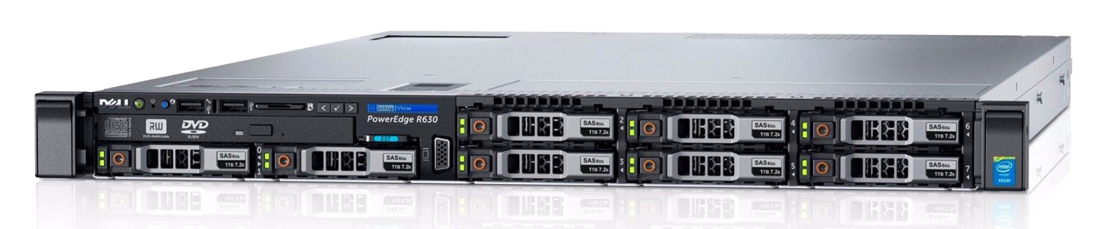 DELL used Server R630, 2x E5-2680 v4, 32GB, H330 mini, 2x 750W, 8x 2.5